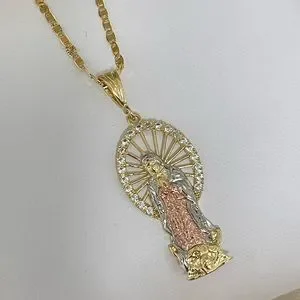 Jewelry | 18k Gold Filled Our Lady Of Guadalupe Necklace | Poshmark
